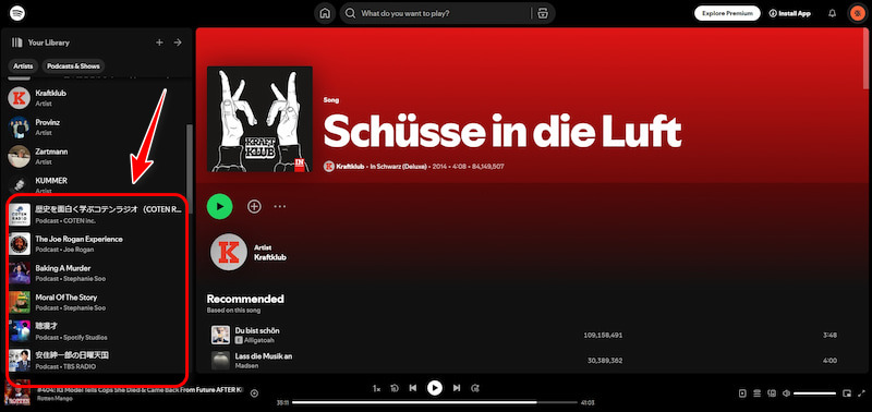 Spotifymate Choose Songs