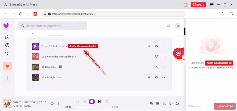 Stb Deezer Add Music