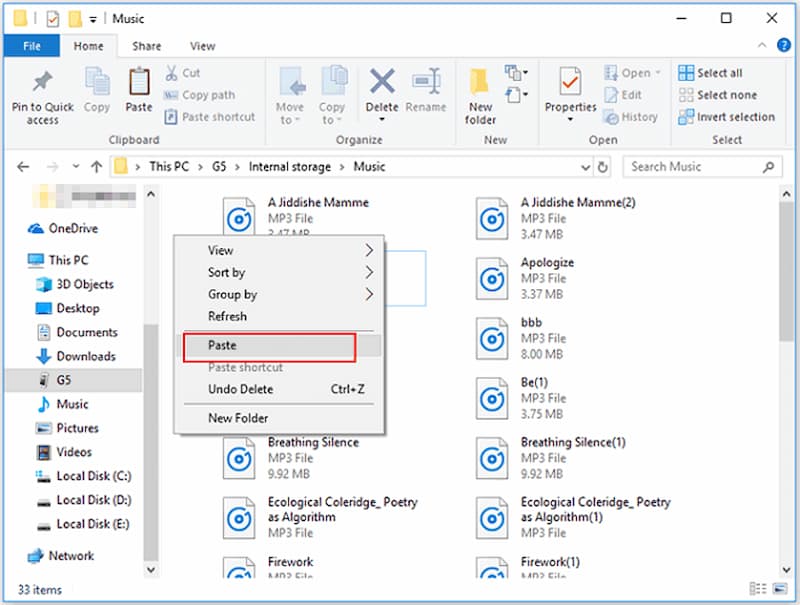 Transfer Music to MP3 Player Windows
