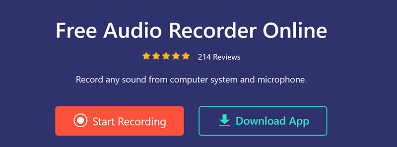 Anymp4 Audio Recorder Online